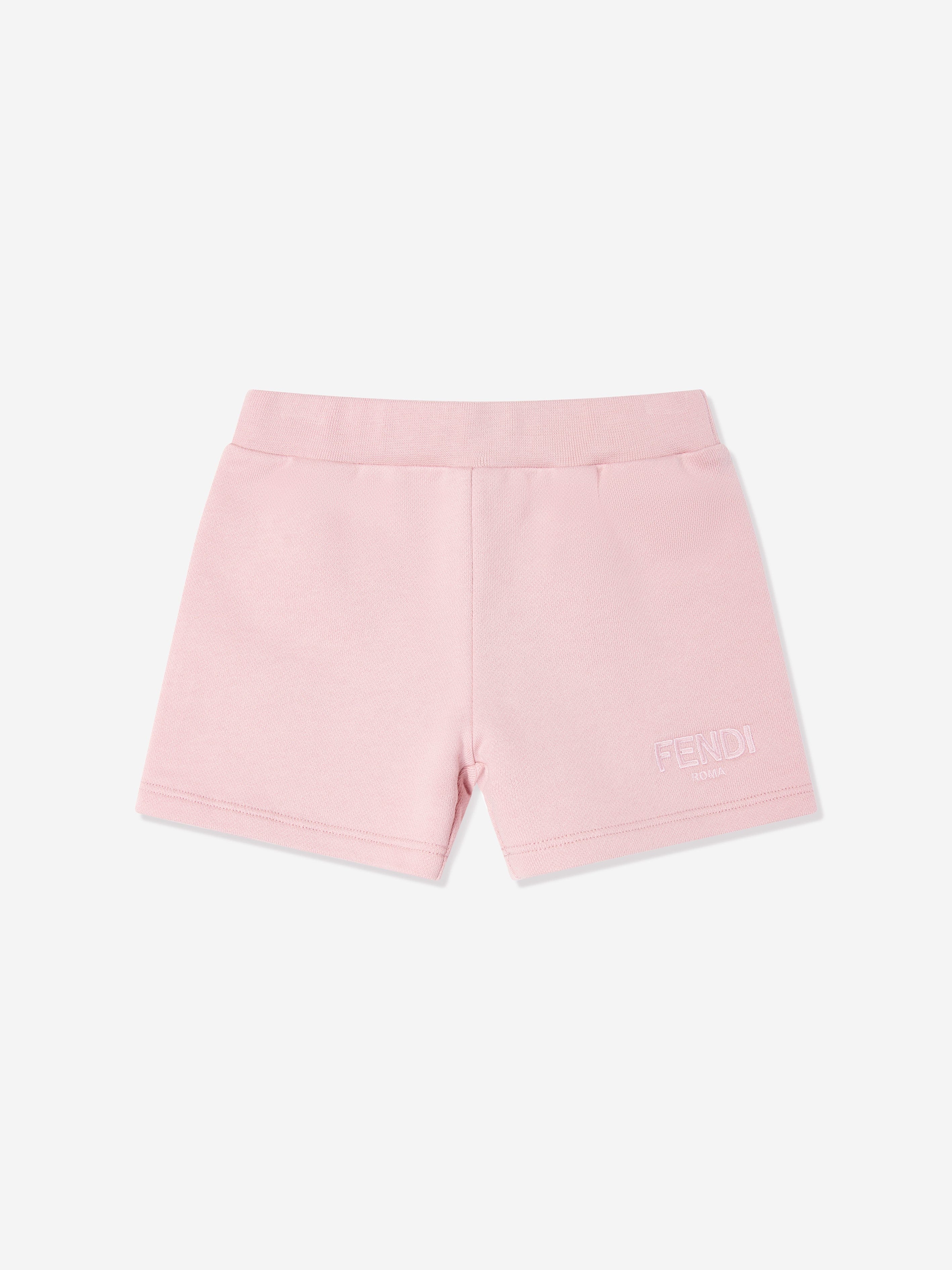 Adorable Pink Baby Girls Logo Shorts - Soft & Comfortable for Playtime, Outings & Summer Fun