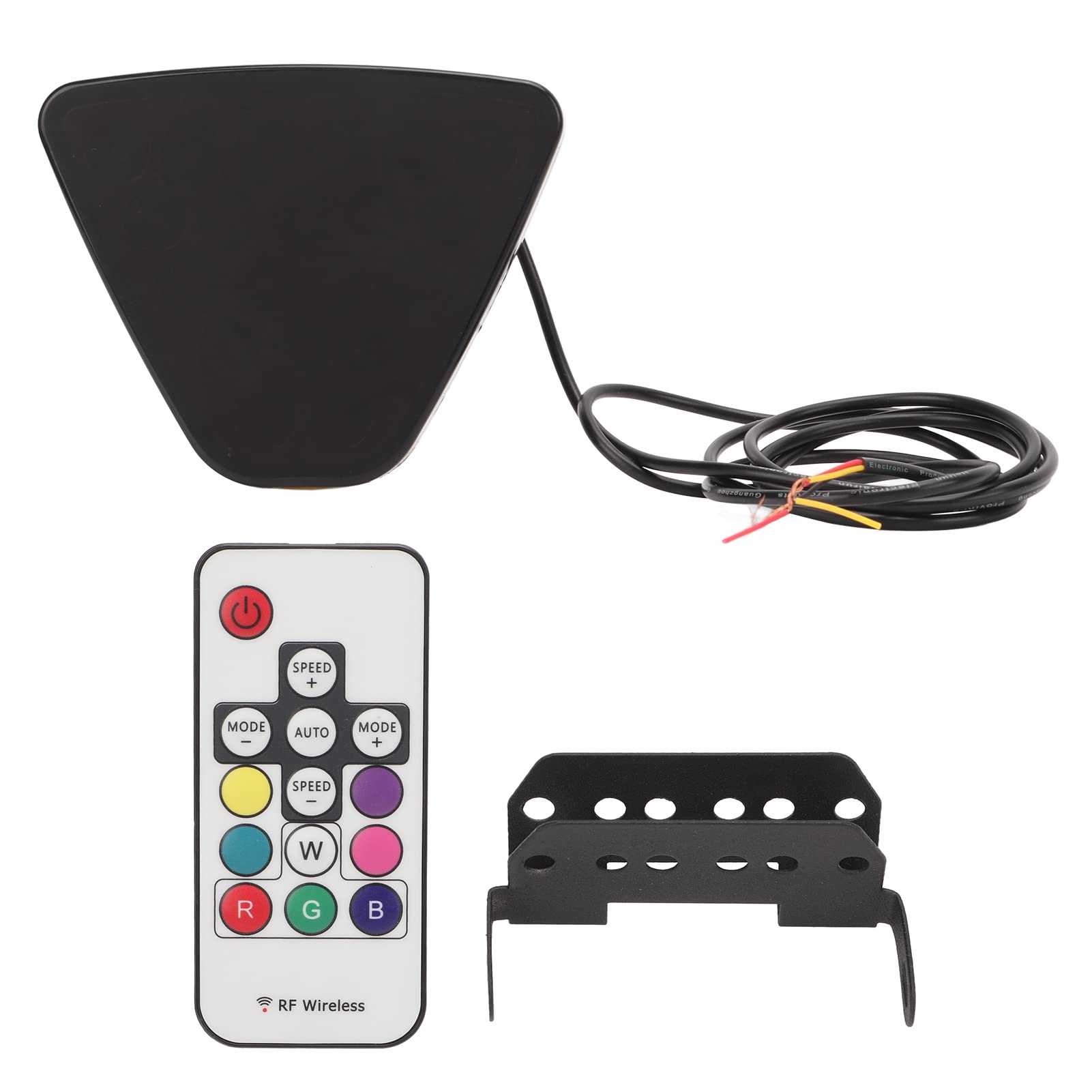Universal LED Tail Light for Motorcycles - Colorful Multifunction Rear Stoplight with Remote Control | Brake Light, Backup Light & Foglight Replacement | Perfect for Night Riding & Safety Enhancement