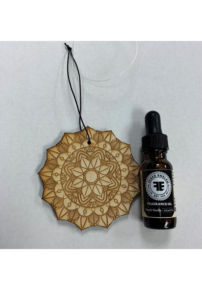 Fresh Emblem Scented Wood Car Air Freshener Bundle - Long-Lasting Natural Aromas for Cars, Home & Office | Perfect for Gifts, Travel & Everyday Use