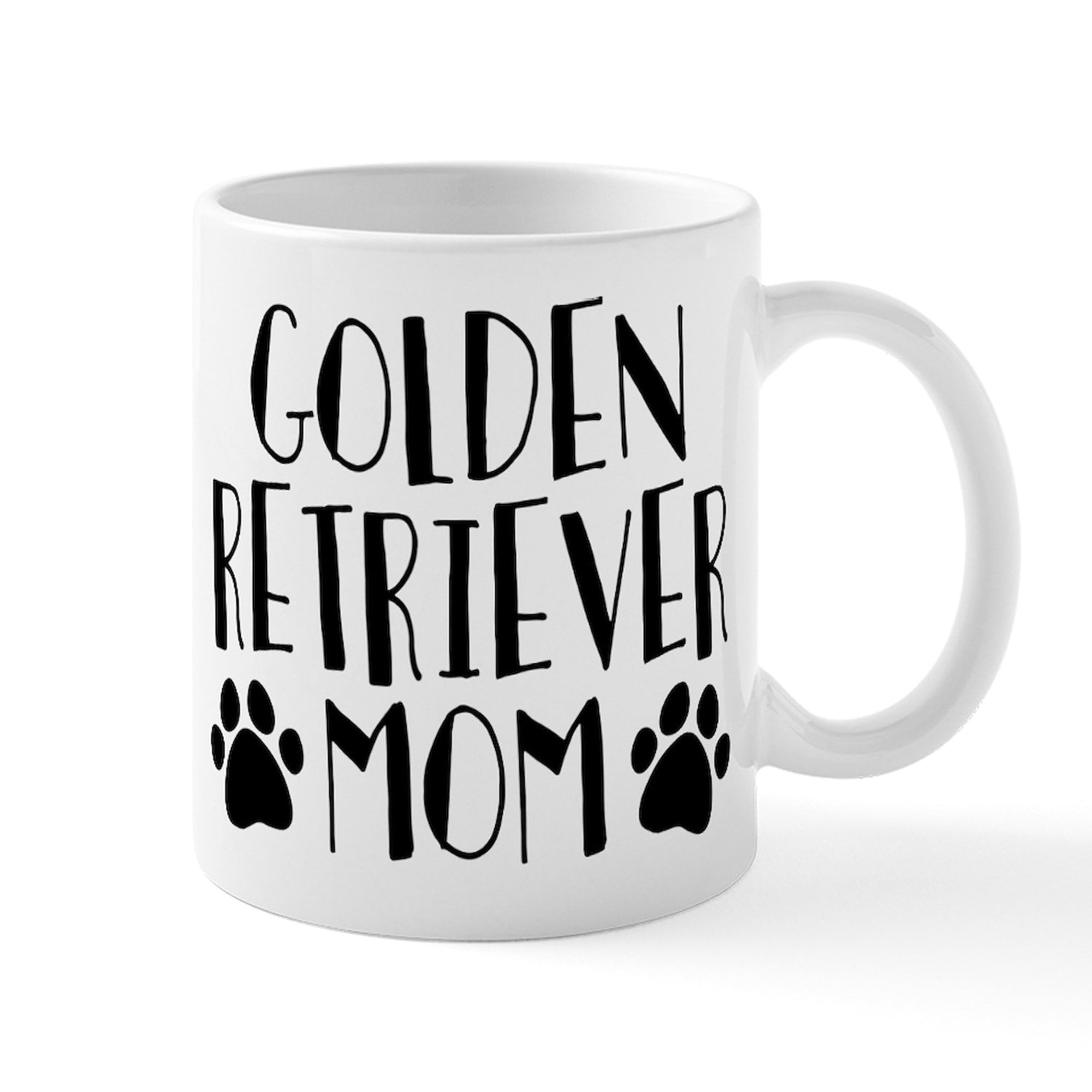 Golden Retriever Mom Ceramic Coffee Mug 11oz (325ml) - Funny Dog Lover Gift for Mothers Day, Birthday & Office Use