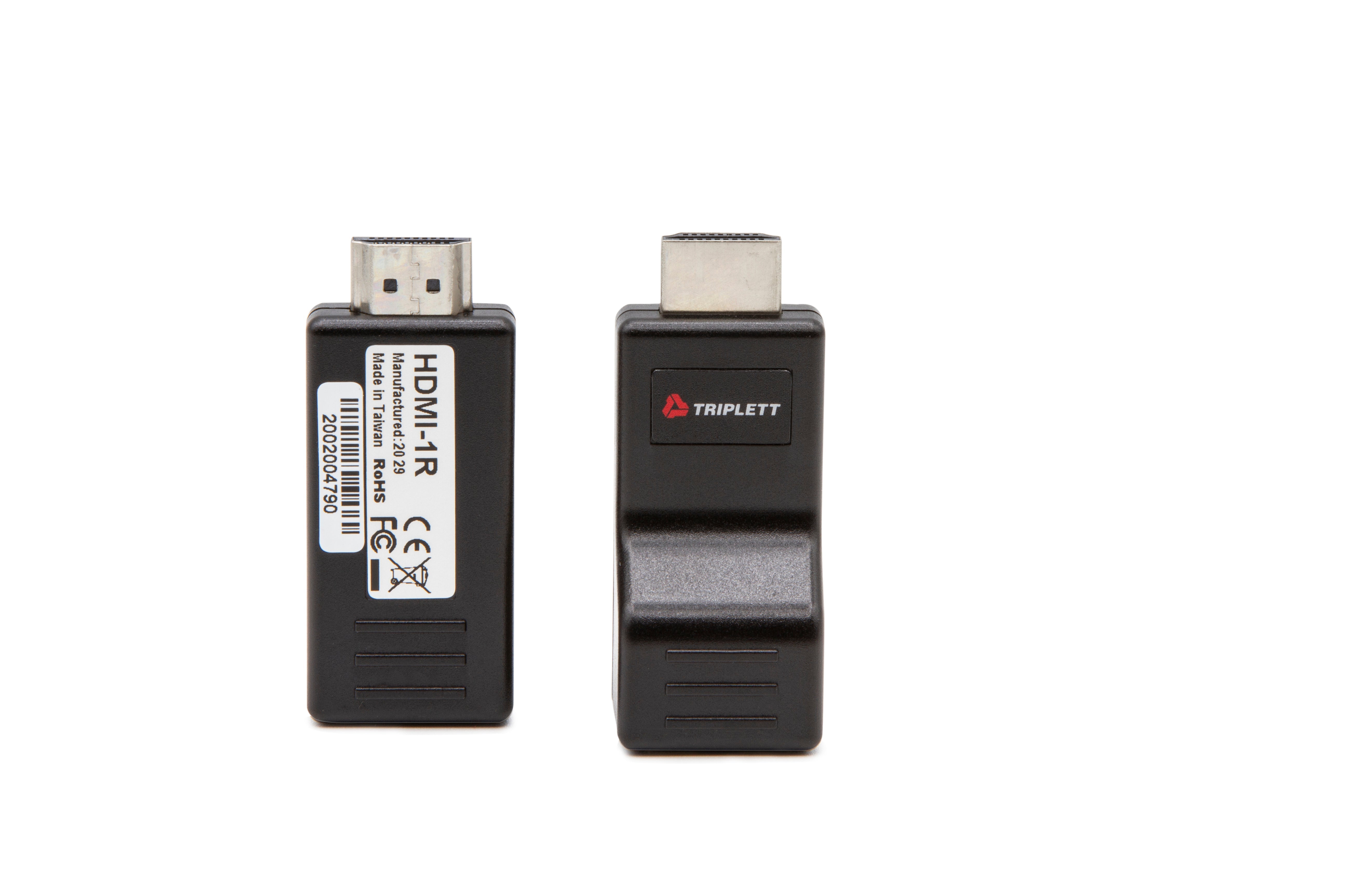 Refurbished HDMI Extender Over CAT5/6 - 1080p HD Video at 40M, Long Distance Up to 230ft (HDMI 1TRR) - Perfect for Home Theater, Gaming & Conference Room Setup