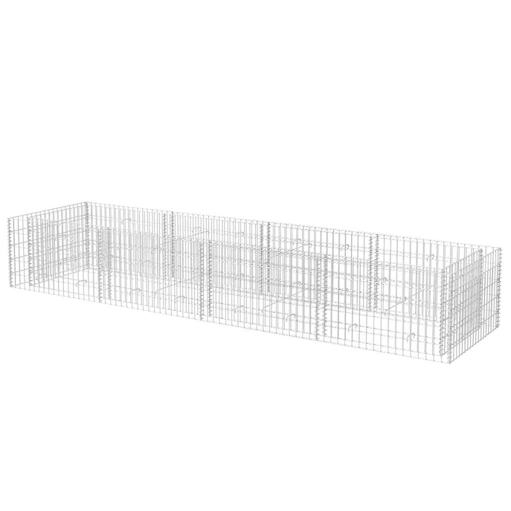 Galvanized Steel Gabion Raised Garden Bed - 141.7