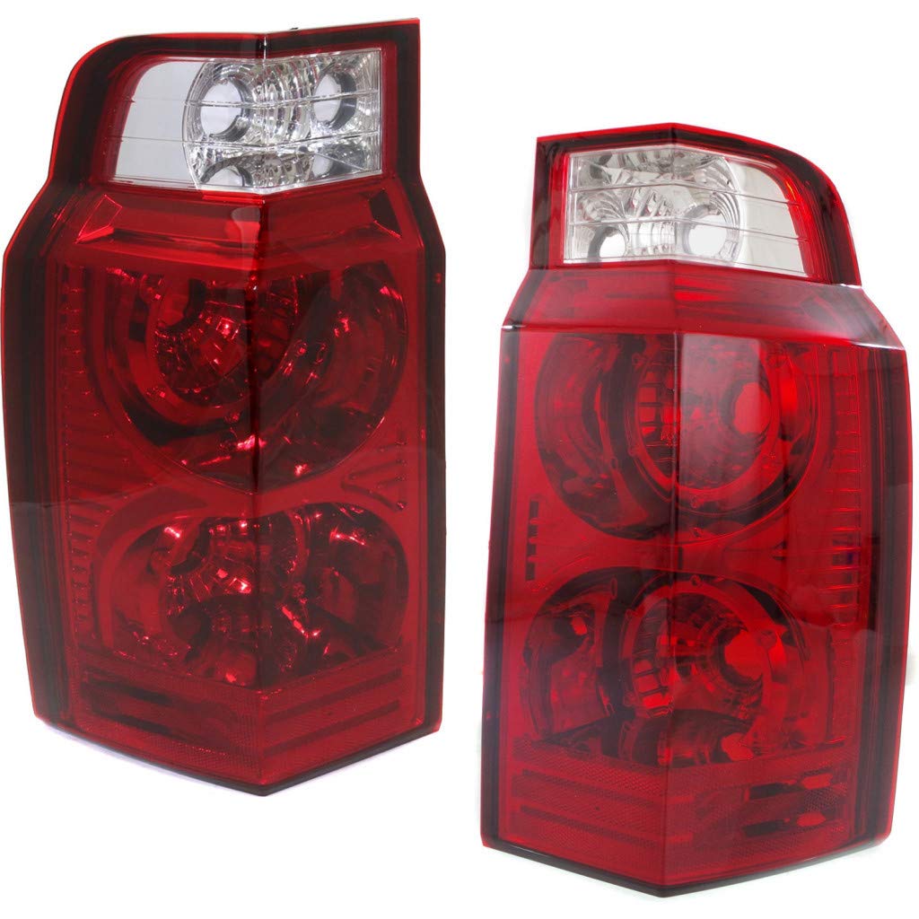 2006-2010 Jeep Commander LED Tail Lights Pair - DOT Certified (CH2818107, CH2819108 | 55396459AH, 55396458AH) - Includes Bulbs for Driver & Passenger Side - Perfect for Night Driving & Enhanced Safety