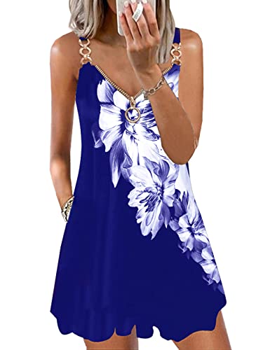 Flower Blue White