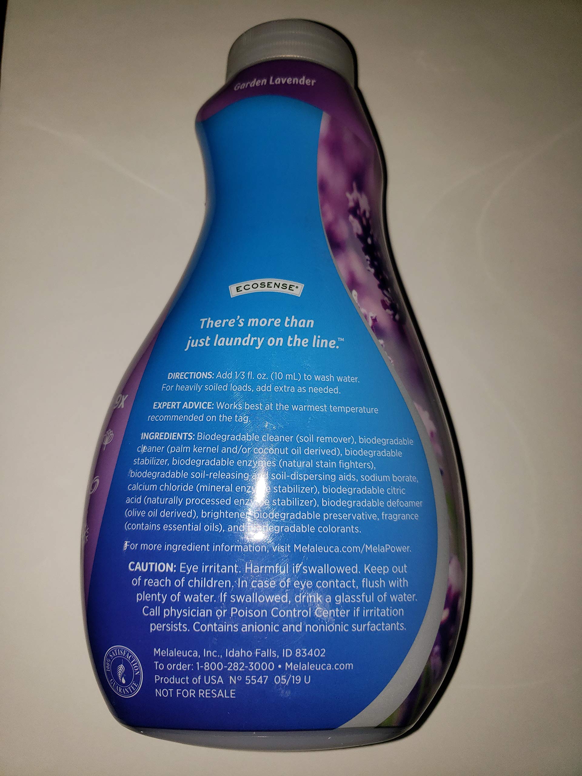 Melapower HE High Efficiency Laundry Detergent - 96 Loads, Garden Lavender Scent - Ideal for Front Load & Top Load Washing Machines - Perfect for Family Laundry, Gym Clothes & Baby Clothes