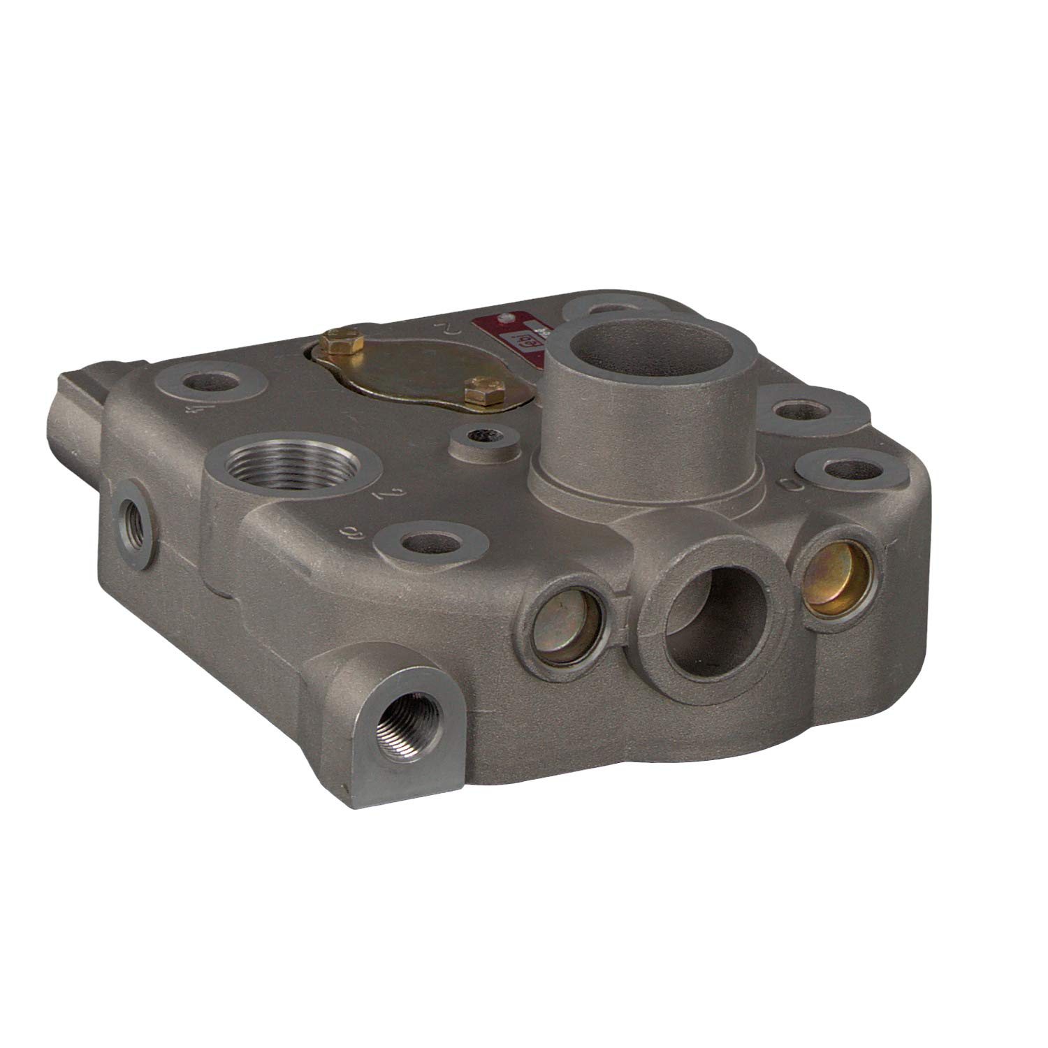 febi bilstein 35756 Air Compressor Cylinder Head - No Valve Plate Included - Replacement Part for Industrial & DIY Air Compressors - Pack of 1 - Perfect for Repair & Maintenance
