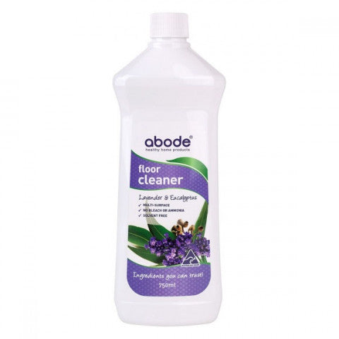 Abode Floor Cleaner - Lavender & Eucalyptus Scent | All-Natural Hardwood & Tile Floor Cleaner | Safe for Pets & Kids | Perfect for Homes, Offices & High-Traffic Areas