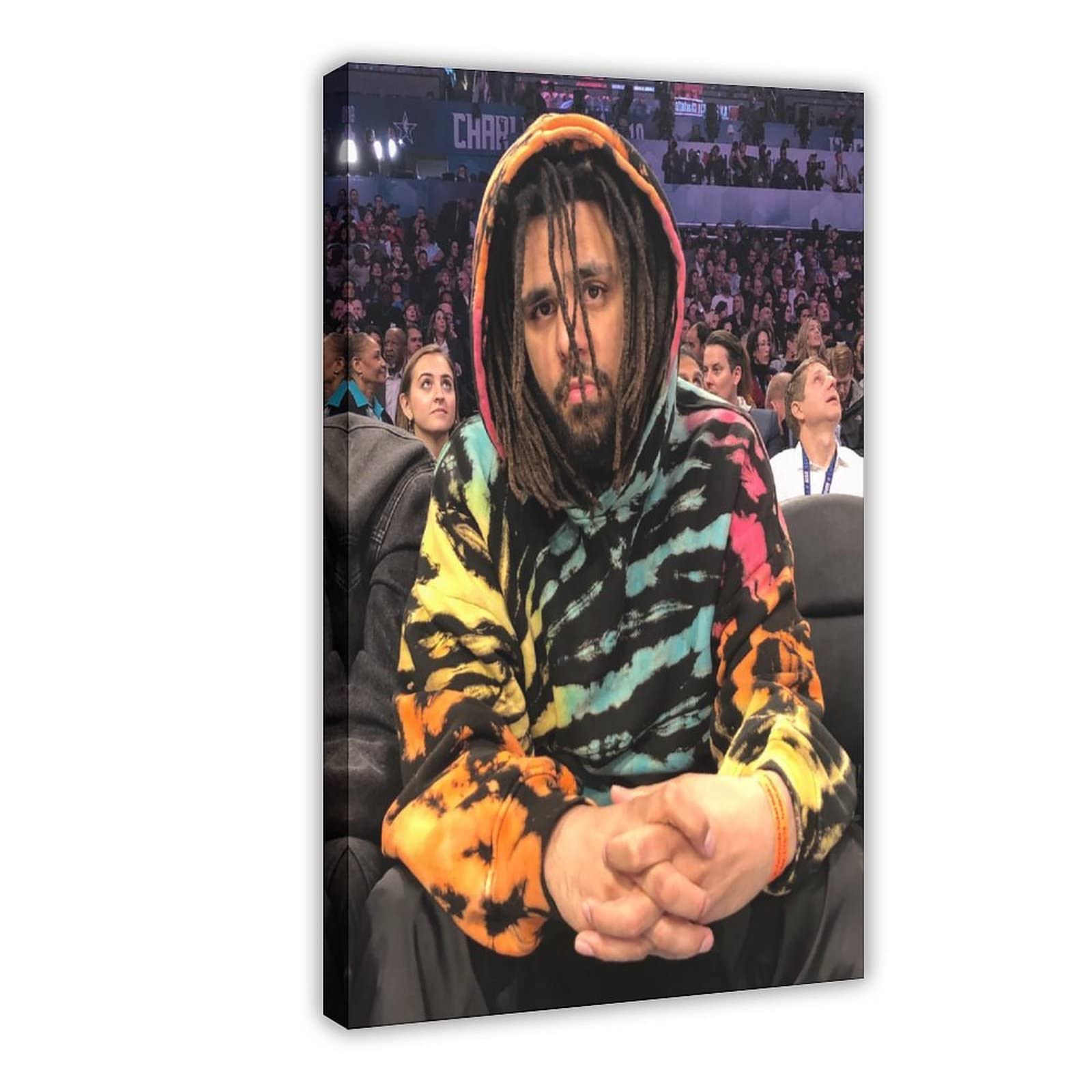 J. Cole HD15 Canvas Poster - 24x36inch (60x90cm) Framed Wall Art for Bedroom, Office & Sports Fan Decor - Perfect Gift for Music Lovers & Home Decoration