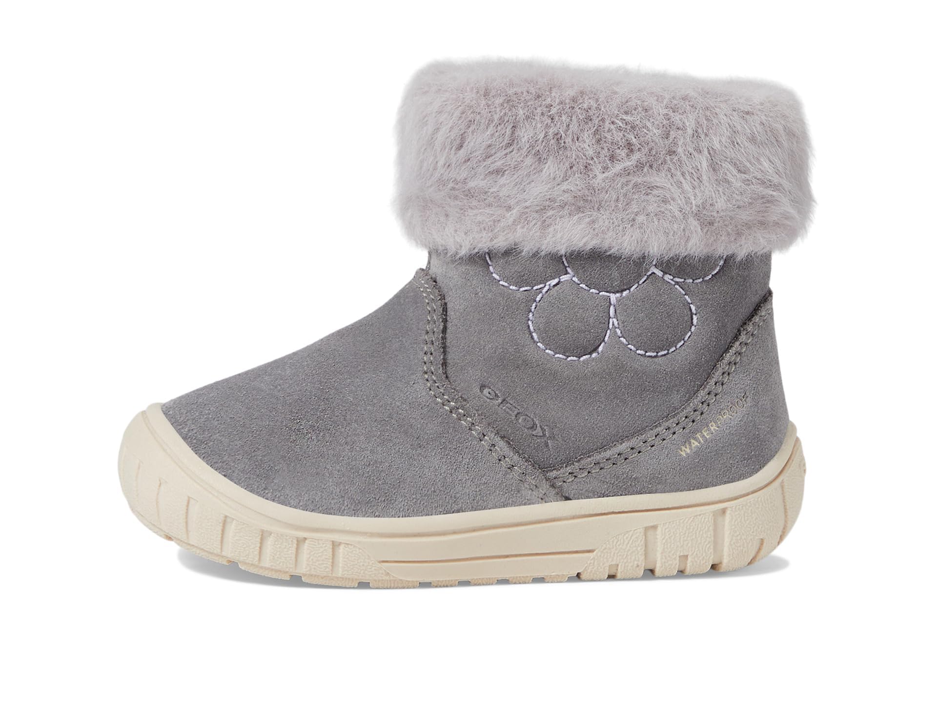 Geox Baby Girl's Omar WPF 4 Sneakers - Lightweight Breathable Toddler Shoes for Girls (12-24 Months) - Perfect for Playtime, Preschool & Everyday Comfort