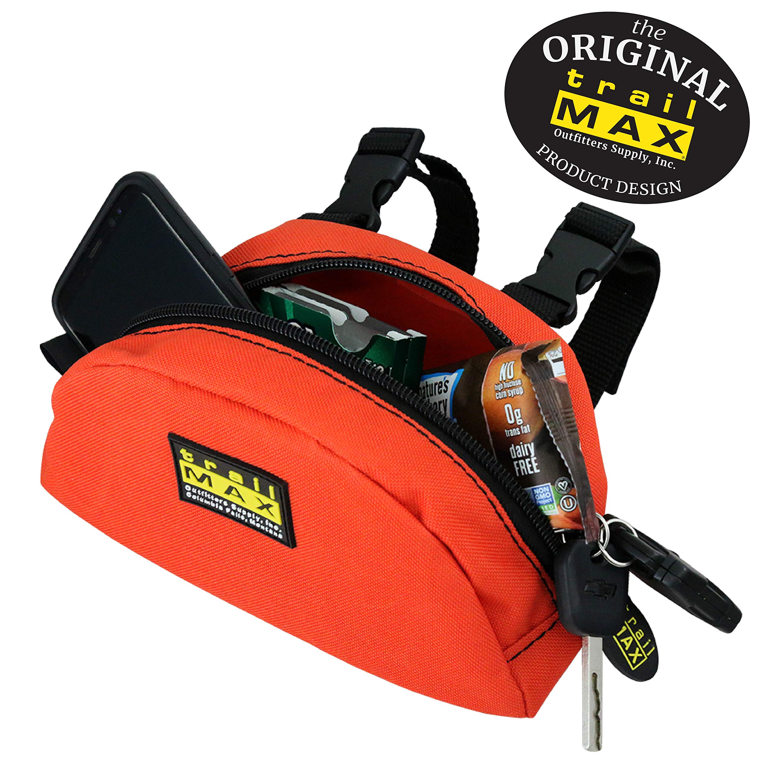 TrailMax Medium Saddle Horn Bag & Pommel Pocket Combo - Durable Trail Riding Saddle Bags Set for Horses (1 Horn Bag + 1 Pommel Pocket) - Perfect for Western Riding, Camping & Outdoor Adventures