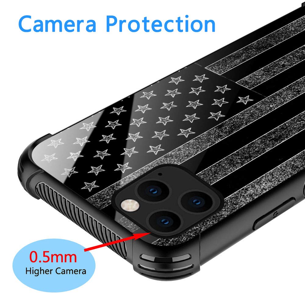 Military-Grade Shockproof iPhone 13 Case with All-Around Protection & Anti-Scratch Design - Gray Flag | Perfect for Outdoor Adventures, Work & Daily Use