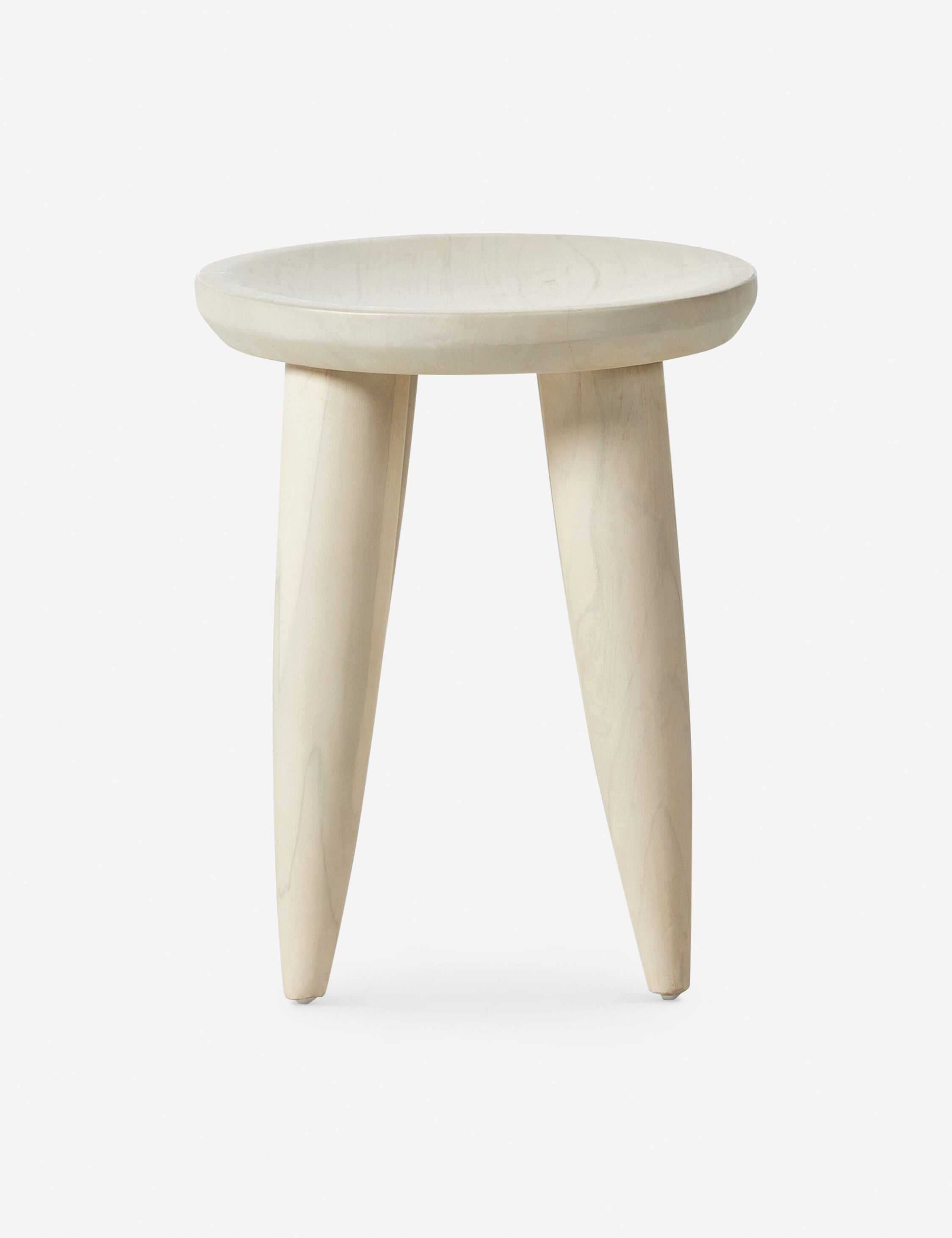 Clarabelle Round Indoor/Outdoor Stool - Durable Weather-Resistant Patio & Garden Seating - Perfect for Poolside, Deck, or Indoor Decor