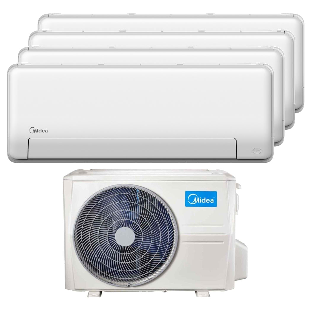 Premium Midea SYSTEM 4 Aircon Bundle (9K x3 + 24K BTU) with Free Installation & $200 NETS Card - Perfect for Whole Home Cooling in Living Rooms, Bedrooms & Offices
