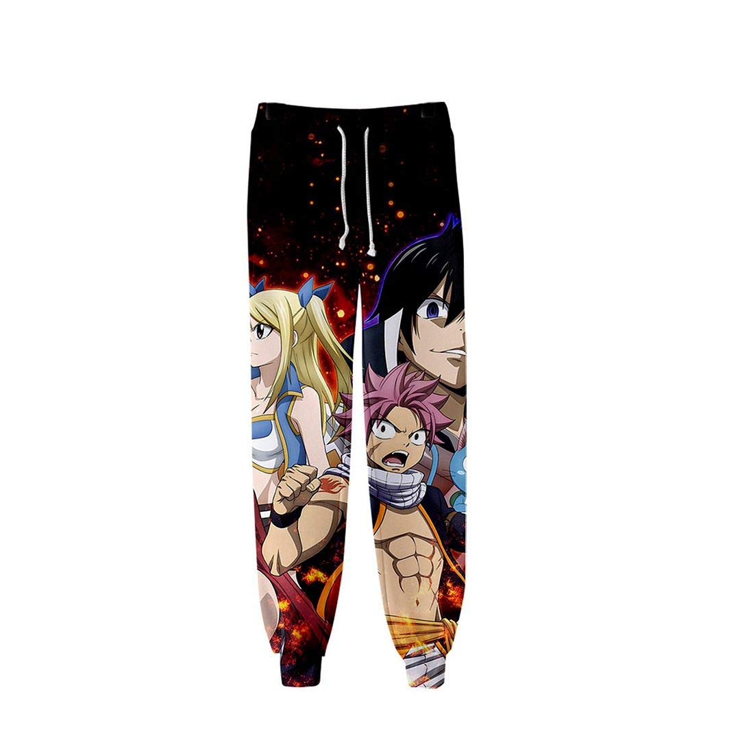 Anime Fairy Tail Cosplay Pants - GO2COSY Drawstring Joggers for Gym, Sports & Casual Wear | Perfect for Cosplay, Workouts & Lounge