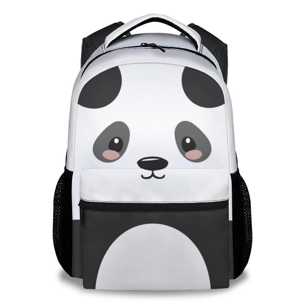 Cute Panda Backpack for Girls - 17 Inch Durable Kids School Backpack for Preschool, Elementary & Travel - Lightweight Bookbag for Daily Use, School Supplies & Outdoor Adventures