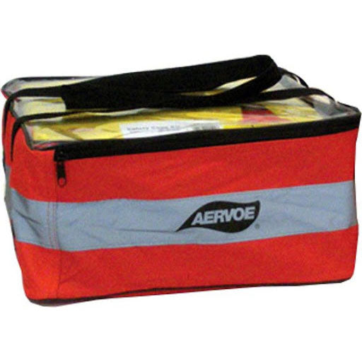 Aervoe 1192 28 Collapsible Safety Cone Kit - 3 Pack Orange Traffic Cones for Road Work, Parking, Construction & Emergency Use