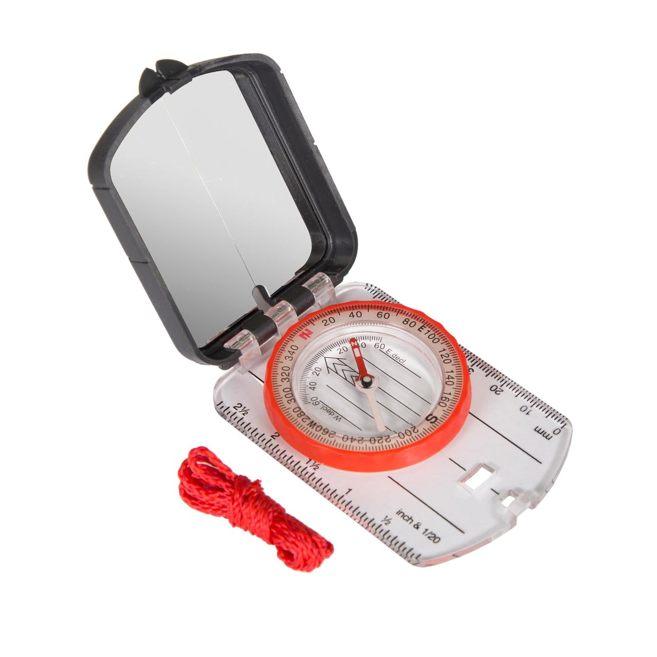 Stansport Multi-Function Compass with Mirror - Professional Outdoor Navigation Tool for Hiking, Camping & Survival - Perfect for Adventurers & Backpackers