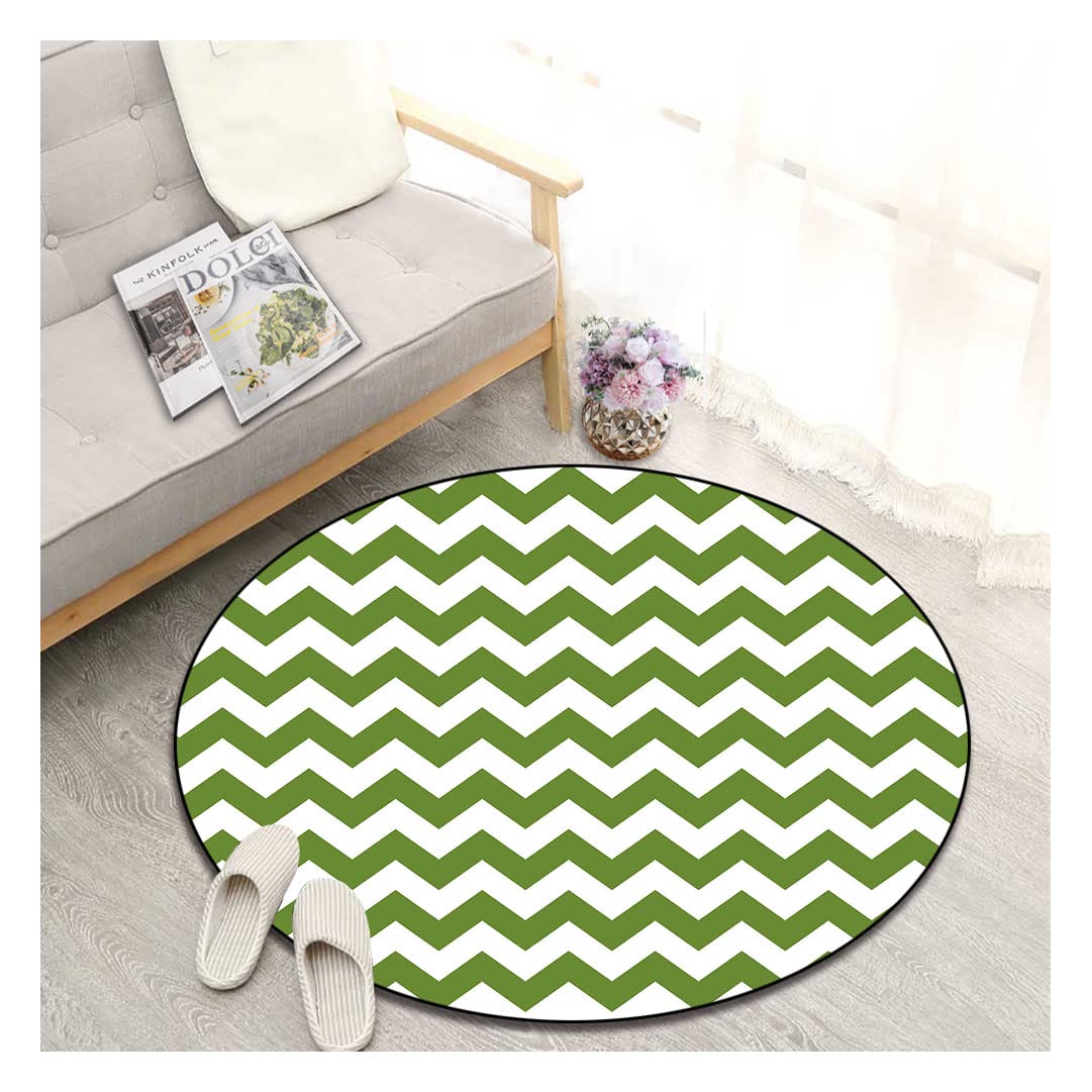 Non-Slip Round Area Rug 59
