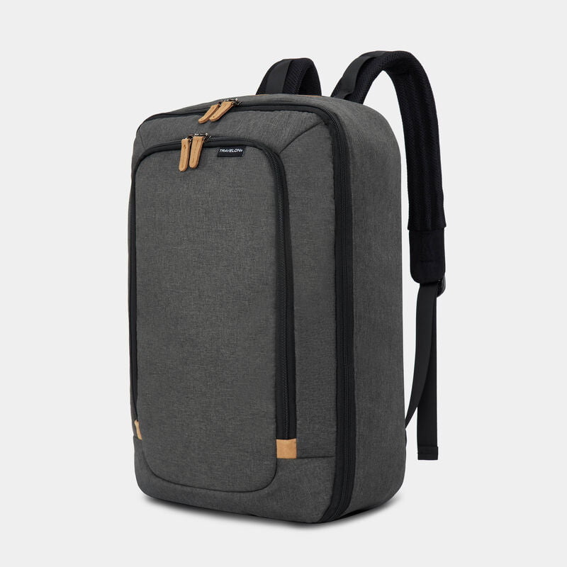 Travelon Transit Carry on Backpack - Lightweight Anti-Theft Travel Backpack for Men & Women - Perfect for Airplane, Commuting, Business Trips & Weekend Getaways