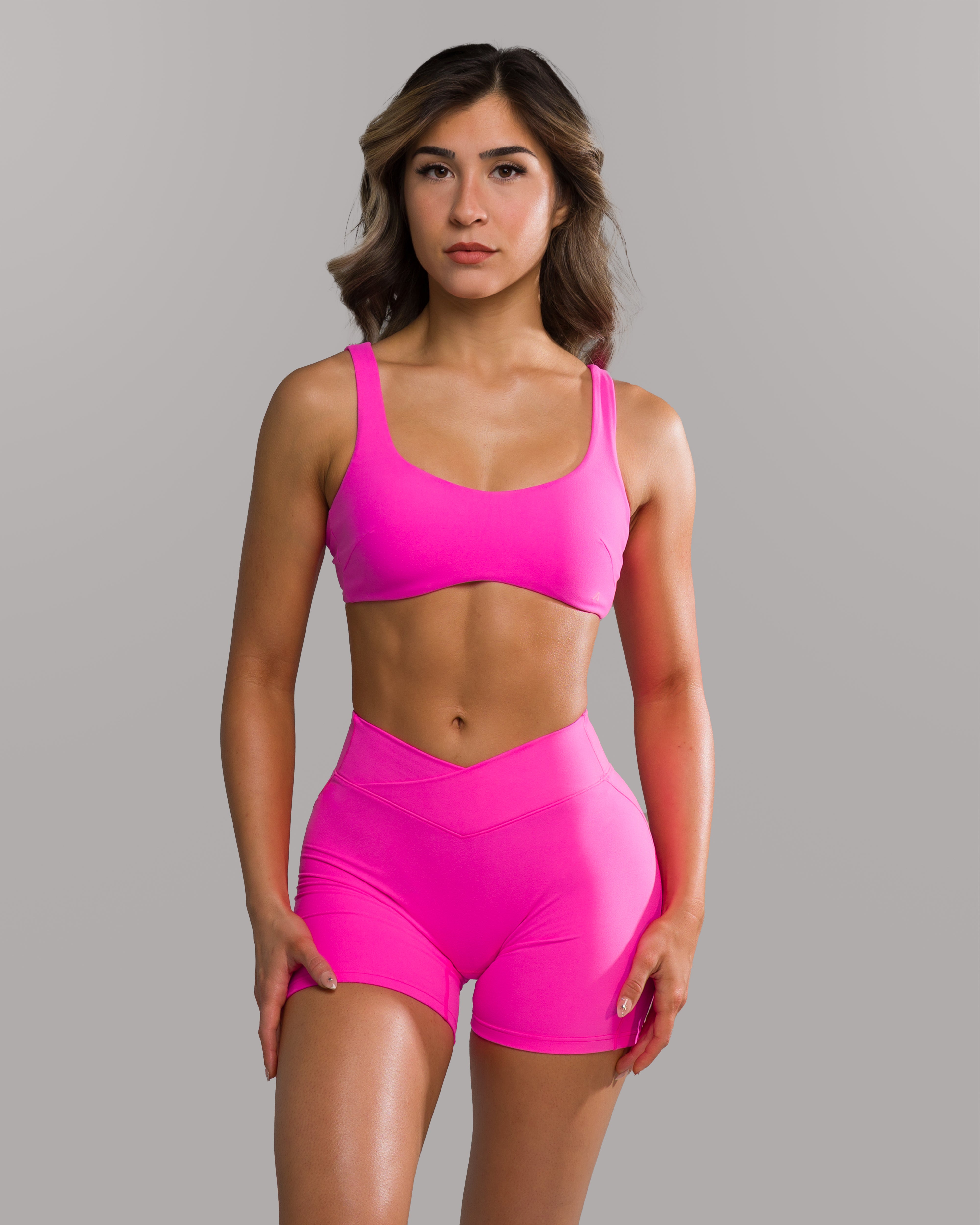 Lina Bra - Comfortable Wireless Bralette in Malibu Pink for Everyday Wear | Perfect for Yoga, Lounge & Sleep