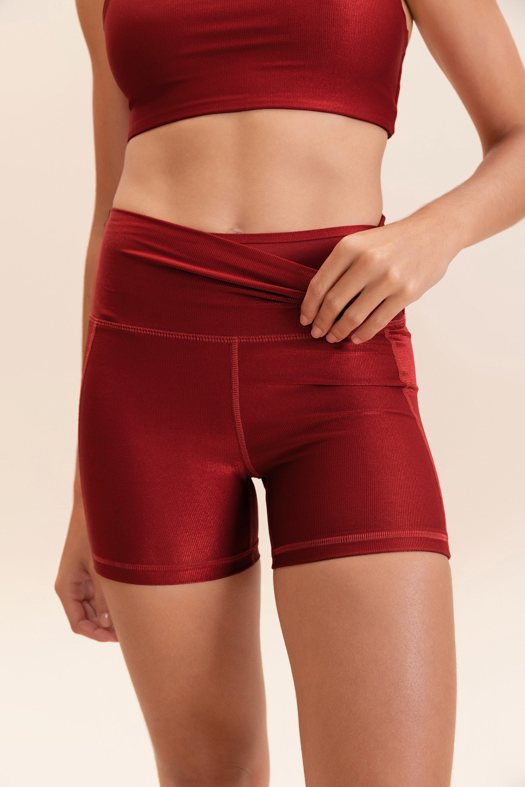 Allure® Adaptiv Fit Shorts - Women's Stretch Workout Running Yoga Shorts with High Waist & Pockets - Perfect for Gym, Jogging, and Lounge Wear