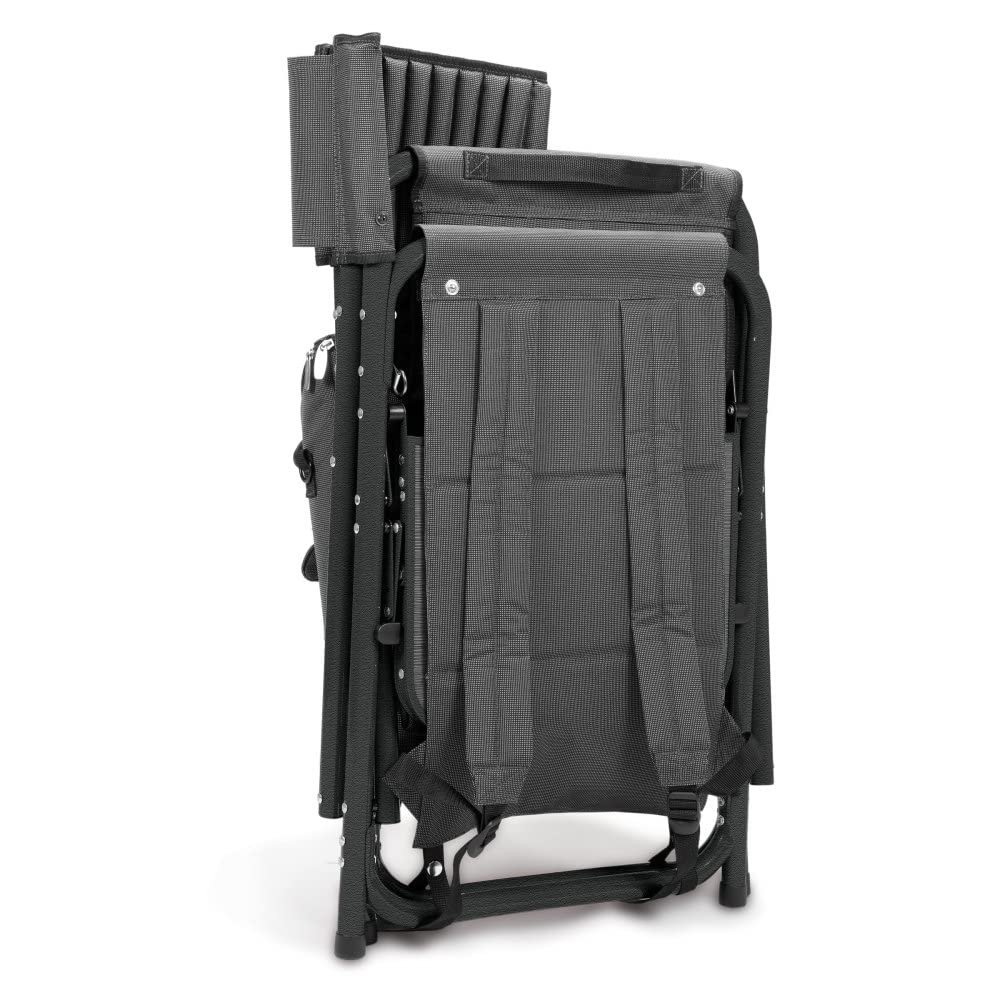 Iowa Hawkeyes NCAA Portable Camping Chair with Side Table & Soft Cooler - Lightweight Folding Beach Chair for Adults - Outdoor Lawn Chair for Picnics, Tailgating, and Backyard Relaxation