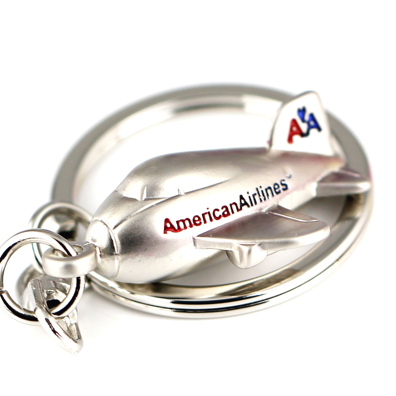 Maycom Airliner Keychain - Stylish American Civil Aviation Aircraft Key Ring & Key Fob - Perfect for Airplane Enthusiasts, Travel Gifts, and Collectors