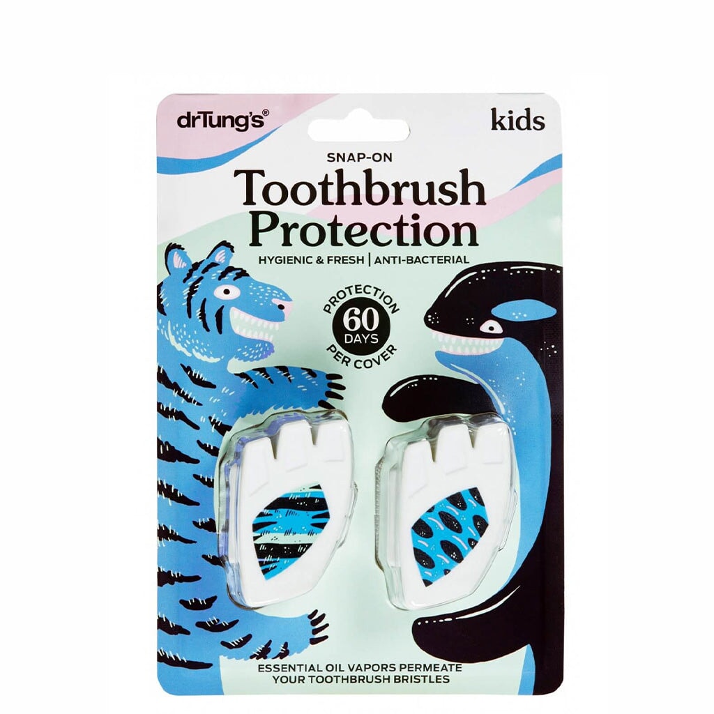 Dr. Tung's Kids Toothbrush - Soft Bristles for Gentle Cleaning, Safe for Children's Teeth - Perfect for Daily Brushing at Home & Travel