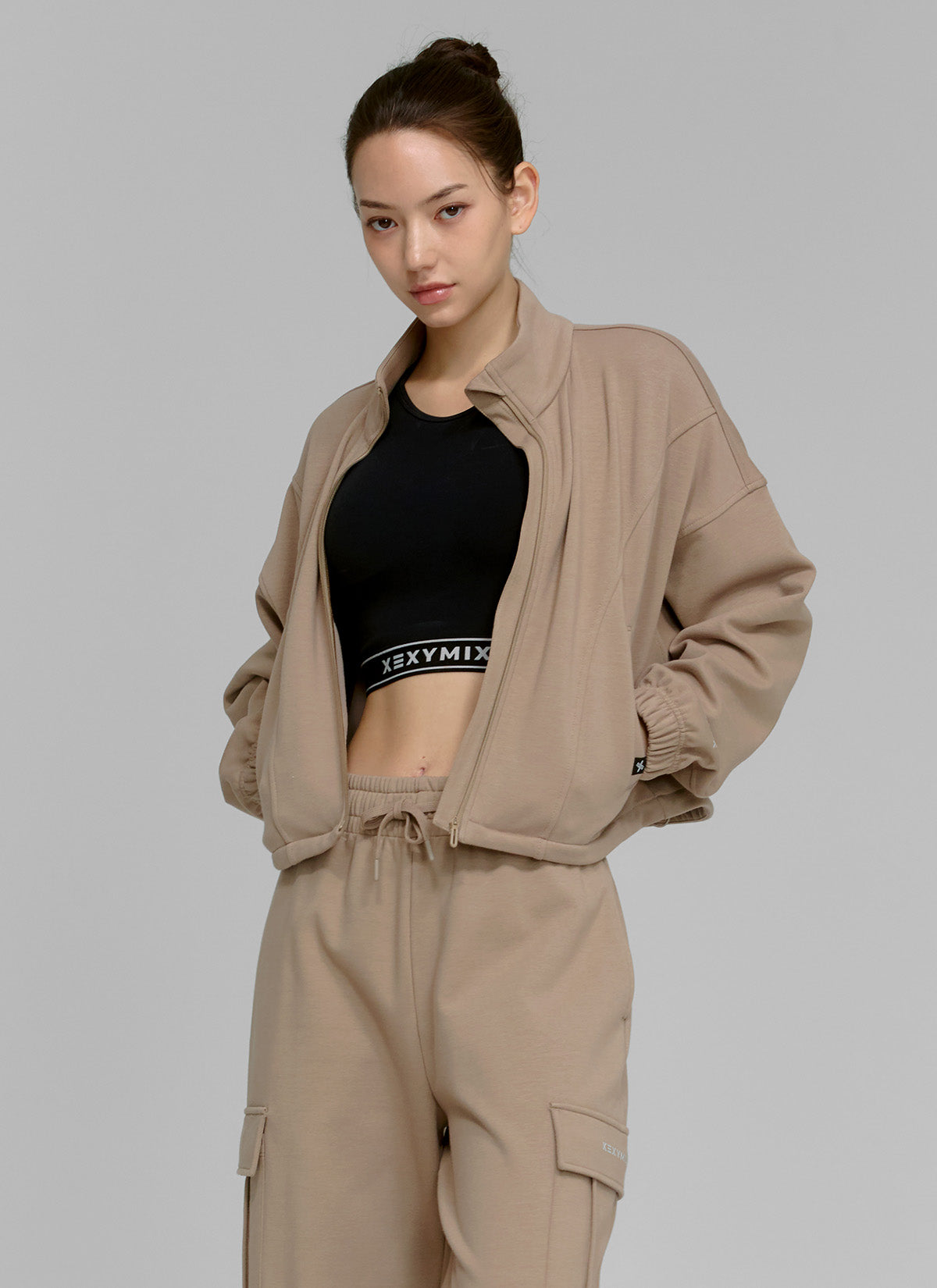 Soft Cotton Fluffy High Neck Zip Up Sweater for Women - Cozy Winter Pullover for Casual Outfits & Outdoor Activities