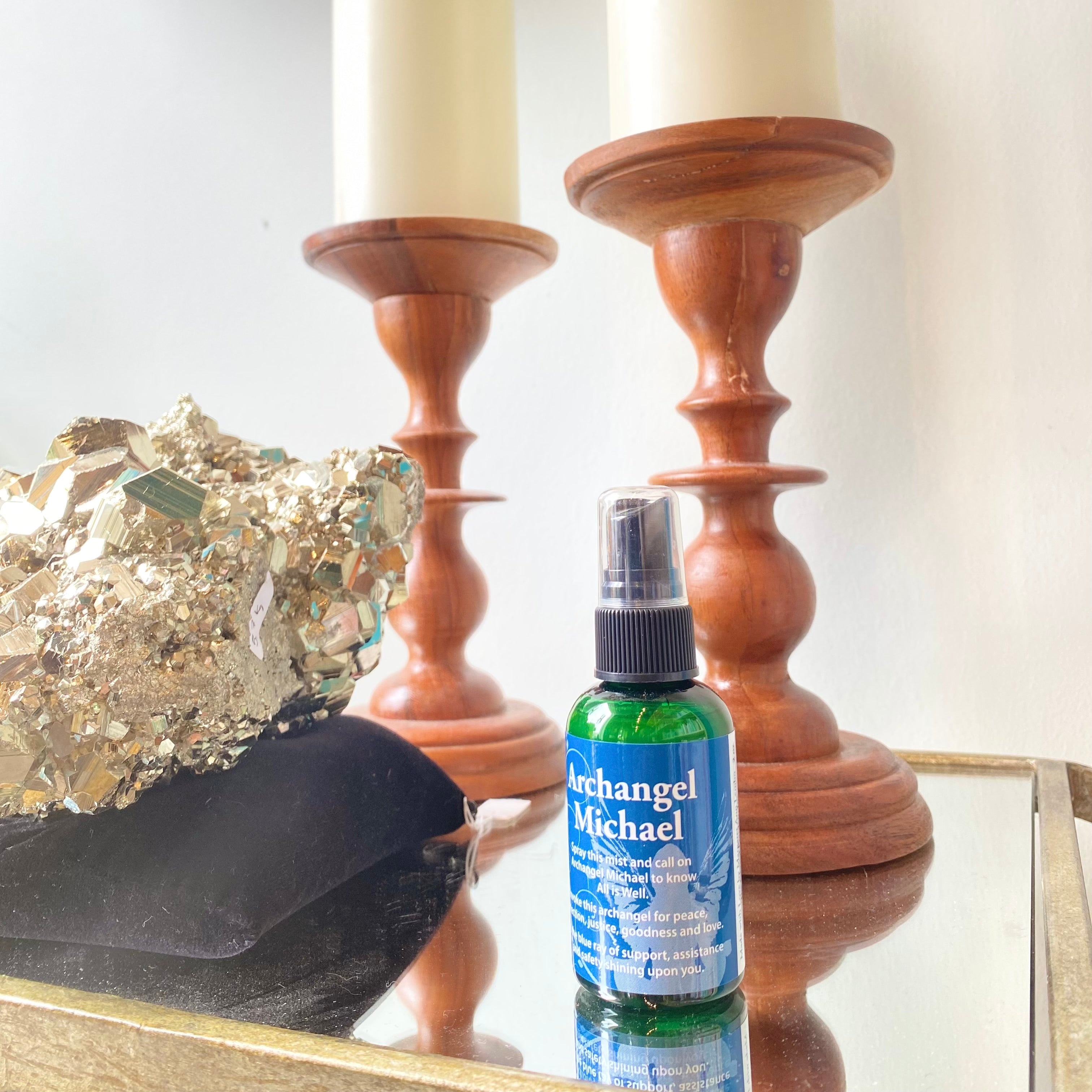 Archangel Michael Protection Spray - Holy Water Blessing Spray for Home, Car & Personal Use | Spiritual Cleansing & Positive Energy