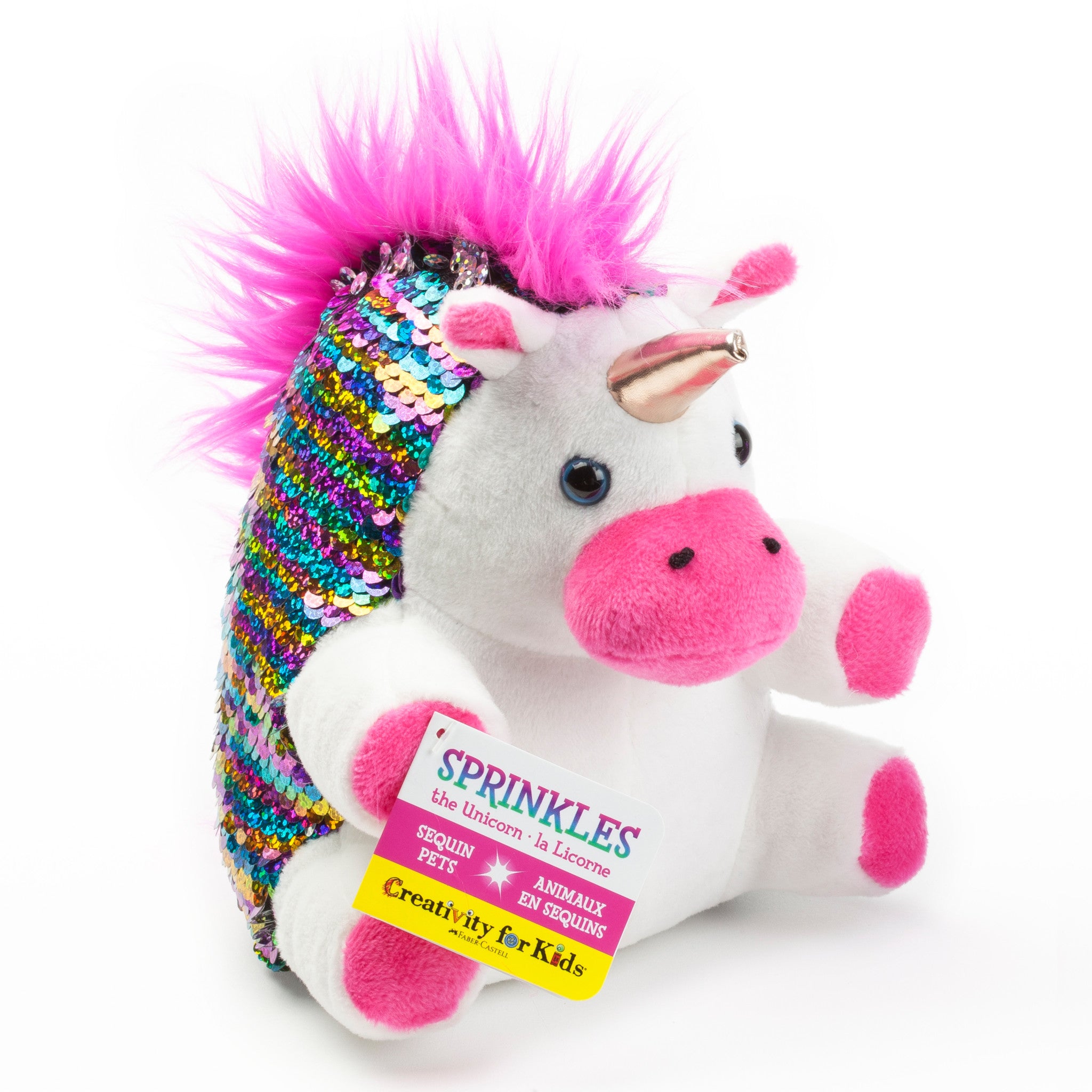 Mini Sequin Pets - Sparkling Unicorn Toy for Kids, Collectible Stuffed Animal with Glittery Sequins (Model #6218000) - Perfect for Birthday Gifts, Room Decor & Imaginative Play