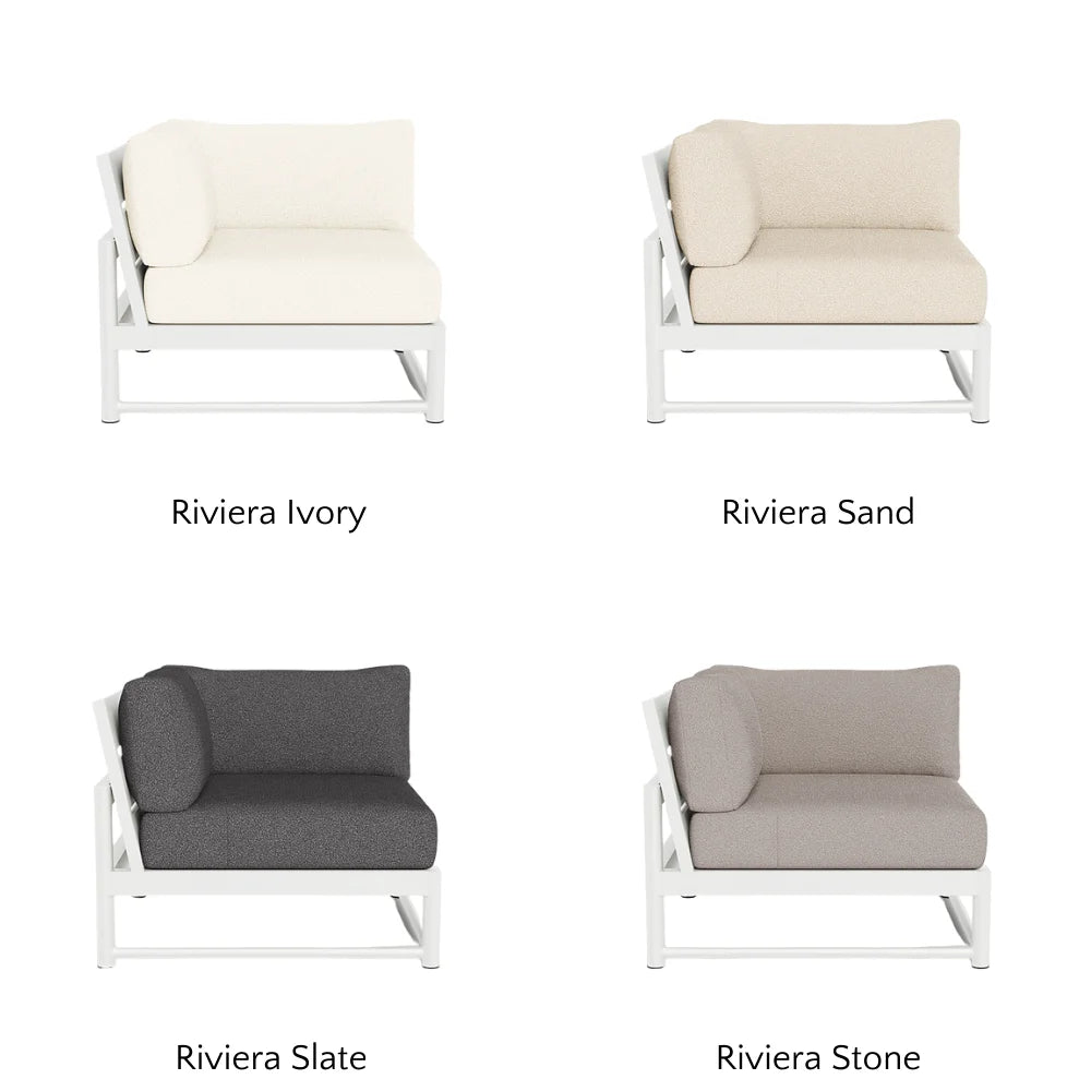 Breeze XL Outdoor Corner Sectional Sofa - Waterproof Patio Furniture Set with Cushions for Backyard, Poolside & Garden Relaxation