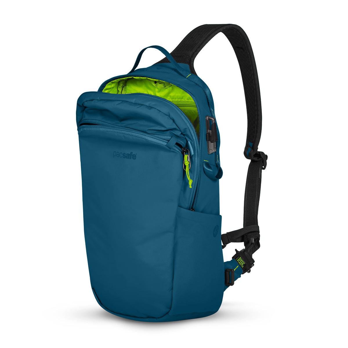 Pacsafe Eco 12L Anti-Theft Sling Backpack - Lightweight Secure Crossbody Bag for Travel, Commuting & Outdoor Adventures