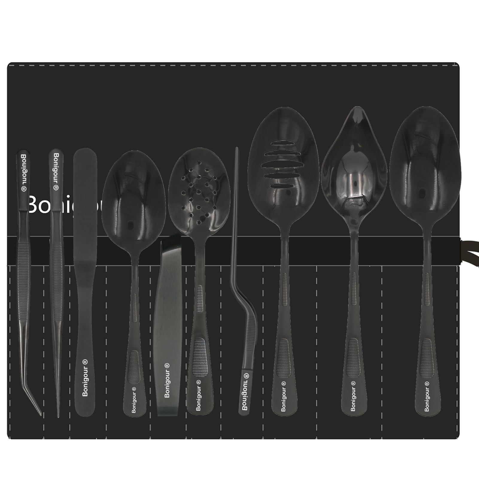 11-Piece Professional Chef Plating Tools Kit - Stainless Steel Culinary Utensils for Modernist Cuisine & Food Art - Perfect for Restaurant Chefs, Home Cooks & Food Styling