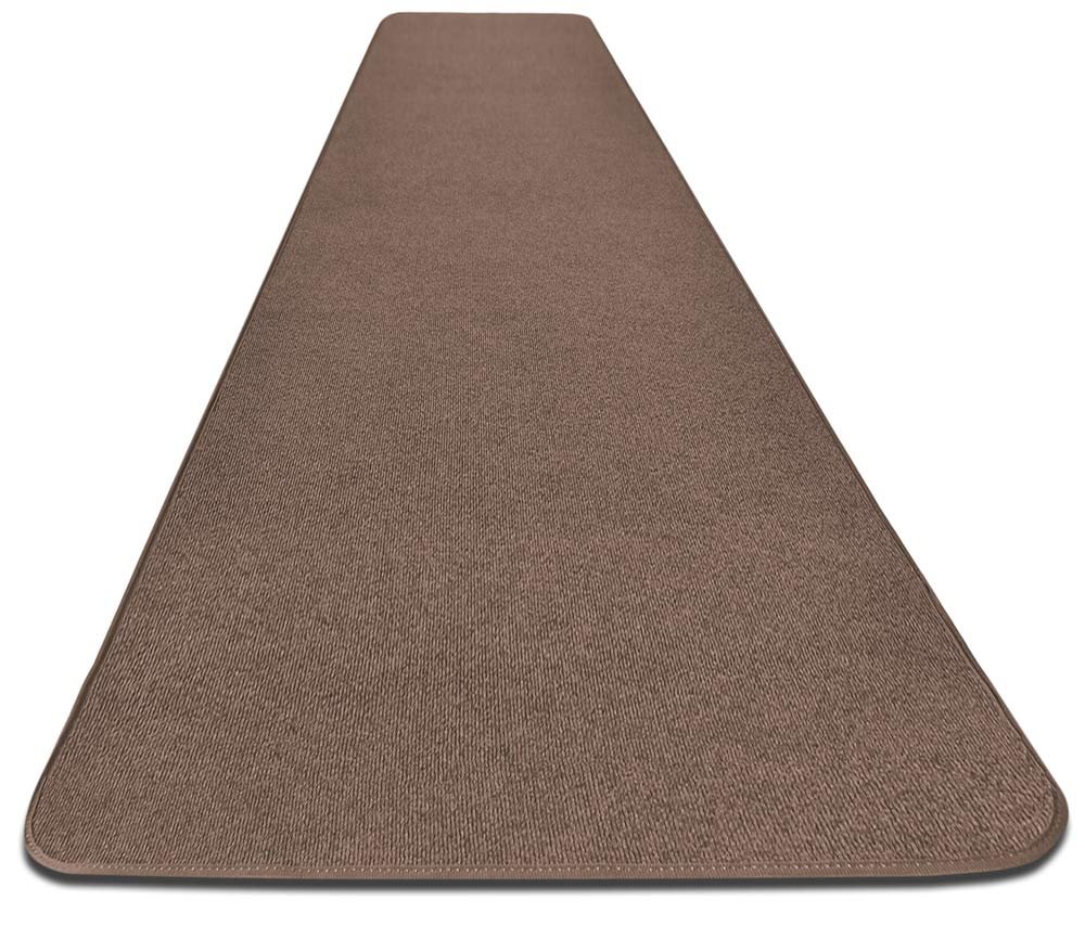 Outdoor Carpet Runner - Brown - 4x10 Feet - Non-Slip, Durable & Weather-Resistant for Patio, Deck, Garage, and RV Use