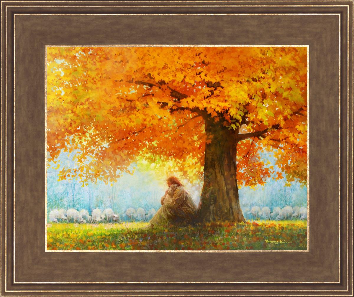 In His Arms by Yongsung Kim - Romantic Wall Art, Canvas Painting for Home Decor, Perfect for Bedroom, Living Room & Office