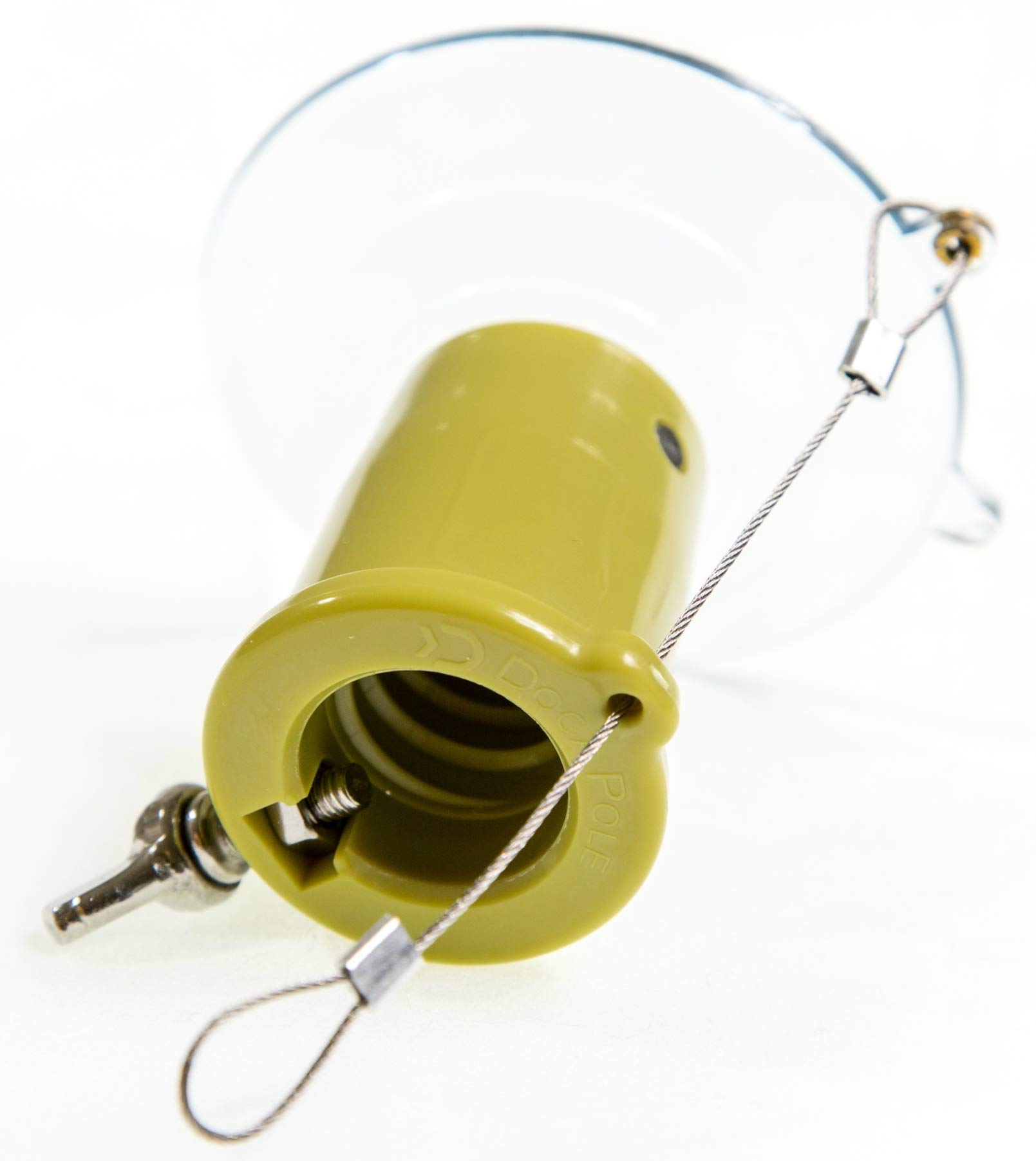 DOCA Heavy Duty Telescoping Light Bulb Changer Pole with Suction Cup & Cage Head - Extends 7-30 Ft for High Ceilings, Recessed Lights & Outdoor Flood Lights - Perfect for Home, Warehouse & Commercial Lighting Maintenance
