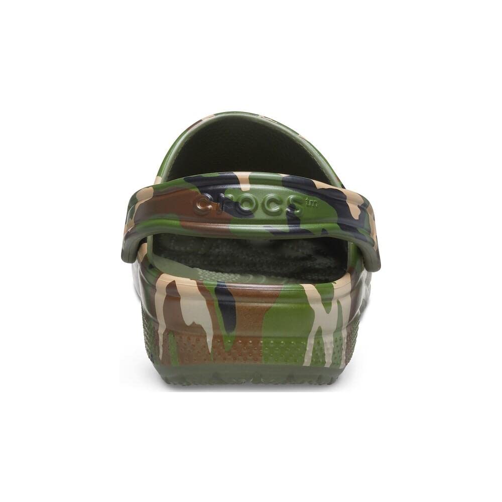 Crocs Unisex-Adult Classic Printed Camo Clog - Comfortable Slip-On Water Shoes for Men & Women - Perfect for Beach, Pool, Garden & Casual Wear