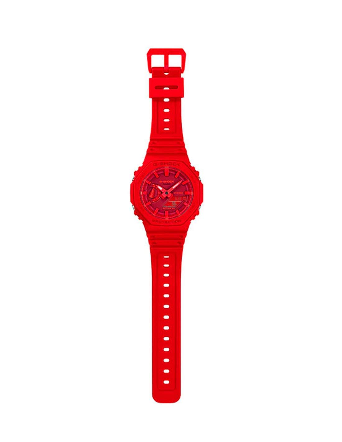Casio GA-2100-4AER Men's Analog-Digital Quartz Watch with Resin Strap - Waterproof Sports Watch for Running, Hiking & Outdoor Activities