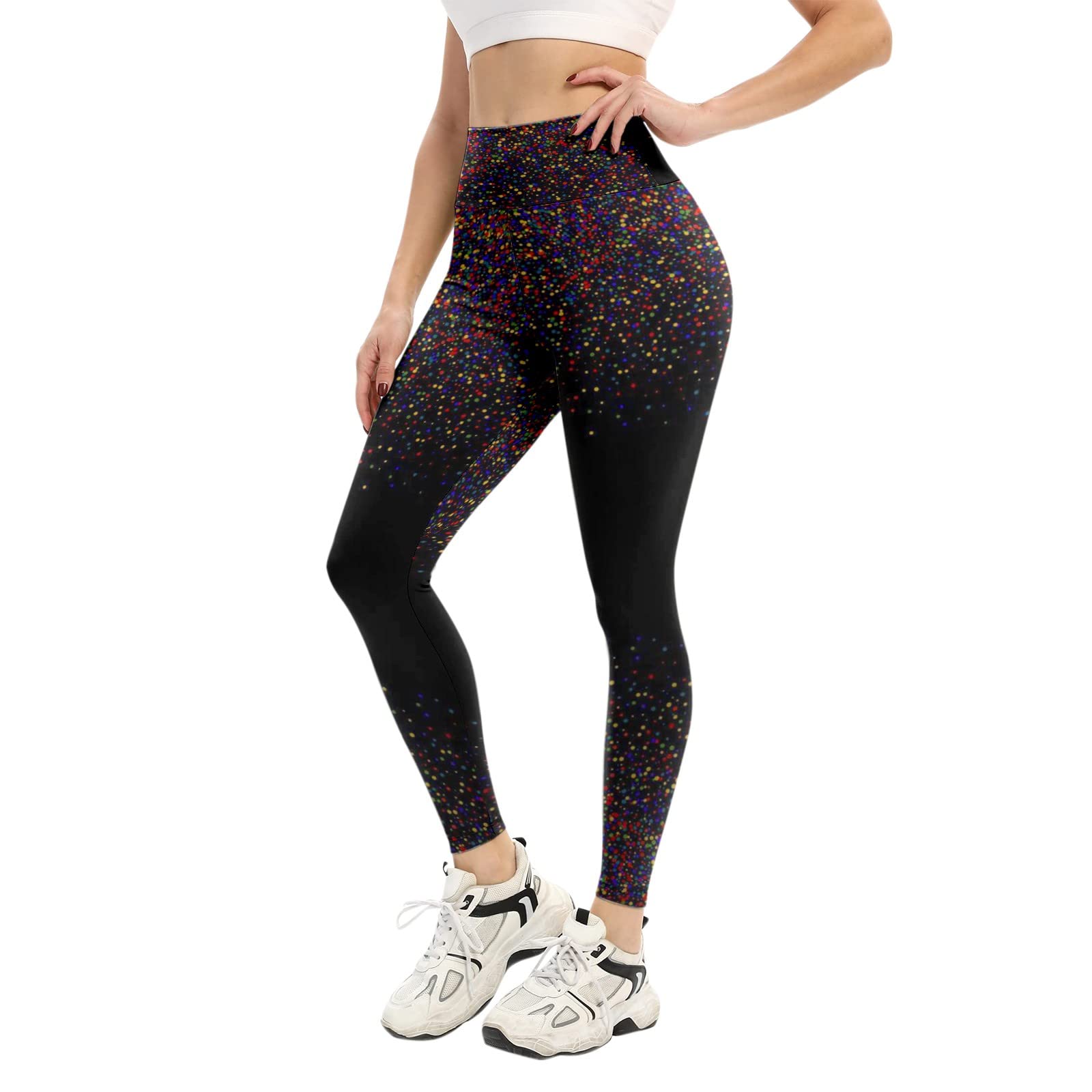 JUNGE Anti-Cellulite Butt Lifting High Waist Yoga Leggings for Women - Tummy Control Workout Tights for Gym, Running & Everyday Wear