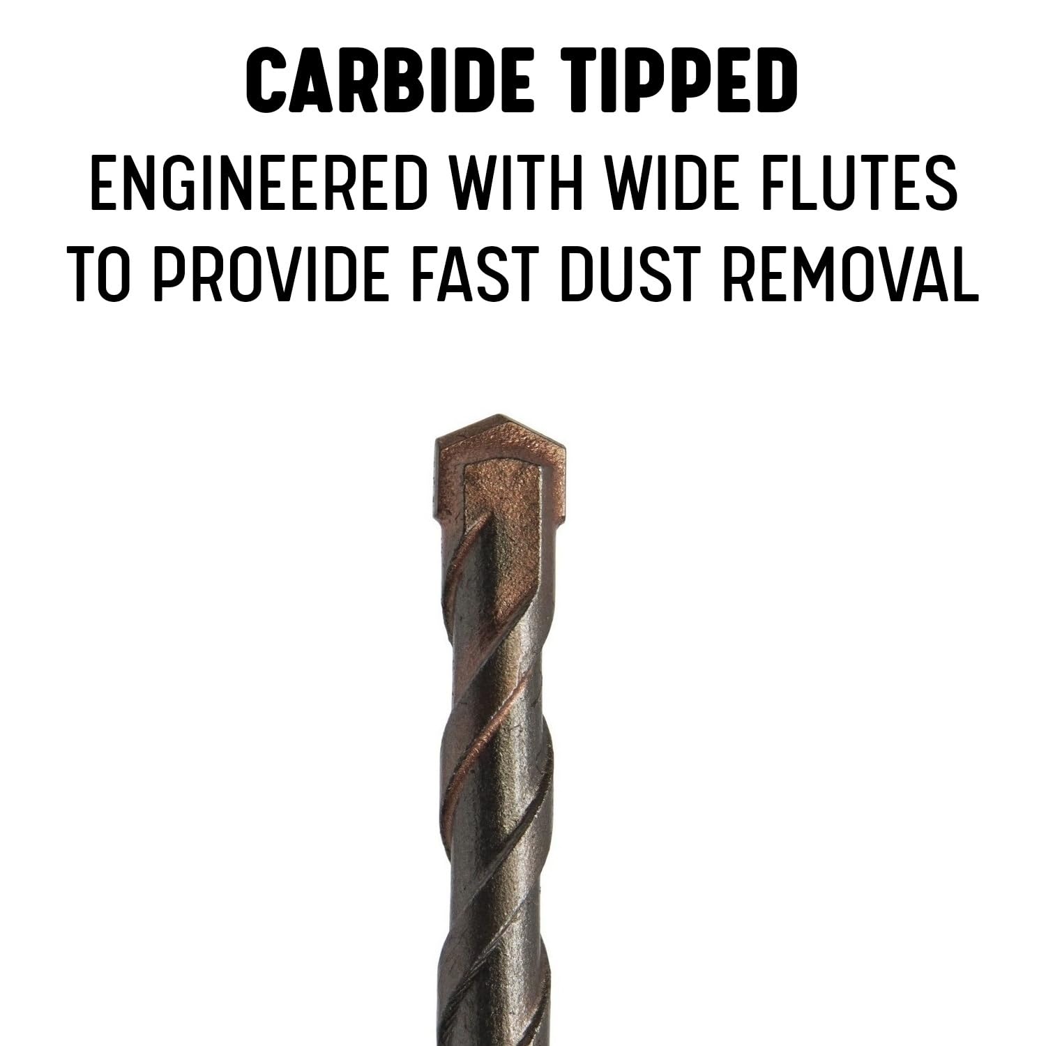 5-Piece SDS-Plus Masonry Drill Bit Set (1/4