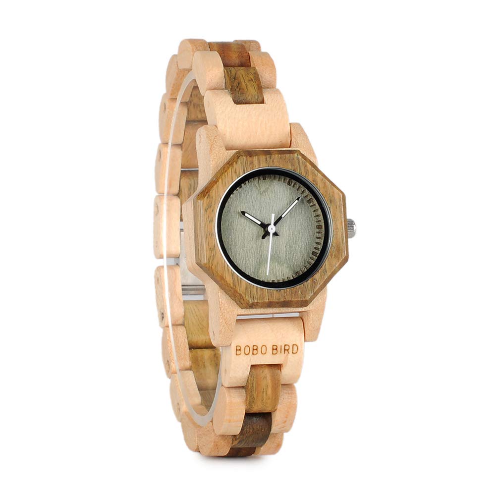 Women's 27MM Sandalwood Watch - Lightweight Wooden Wristwatch for Casual & Office Wear
