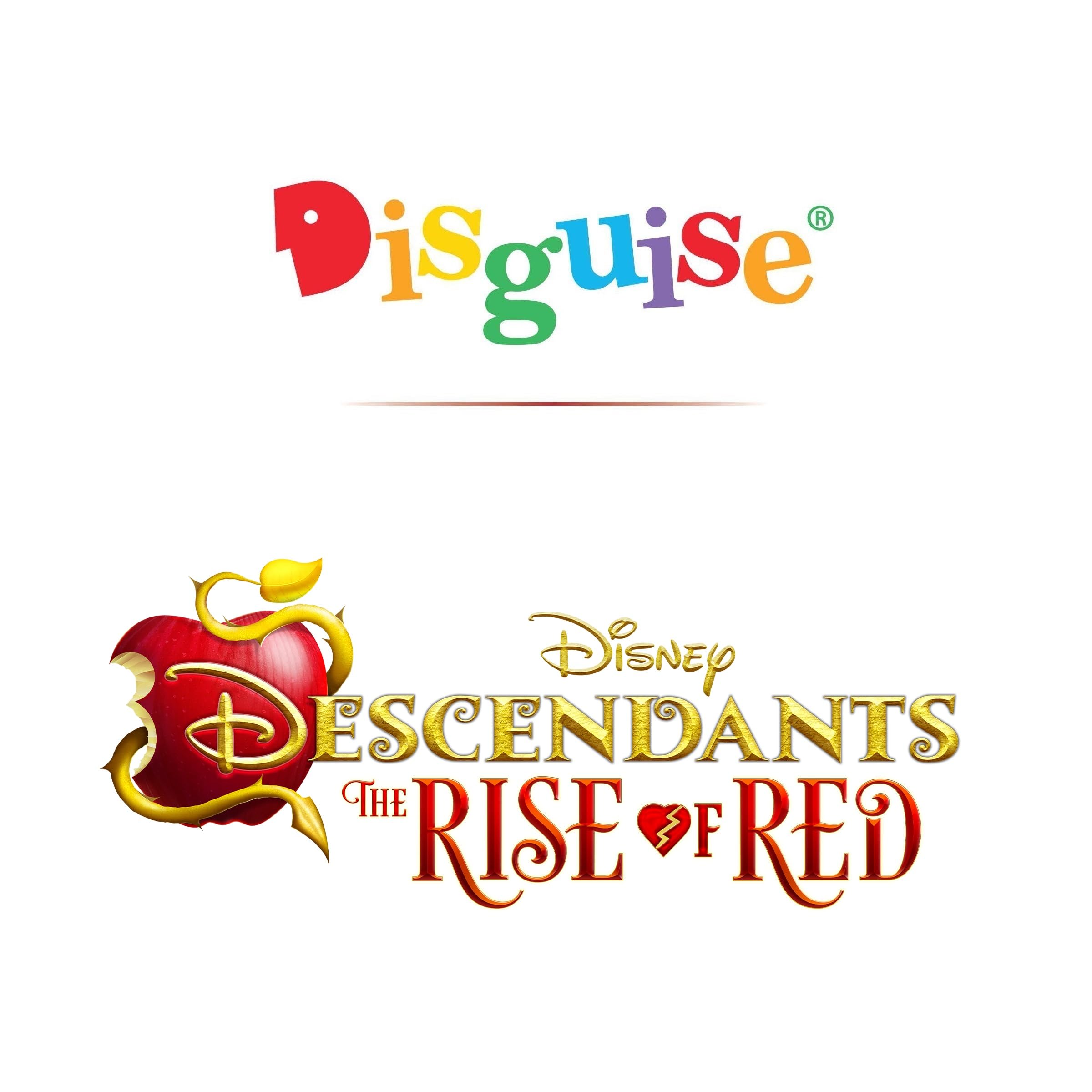 Official Disney Descendants The Rise of Red Costume Jumpsuit for Kids - Halloween Dress Up, Cosplay & Birthday Party Outfit