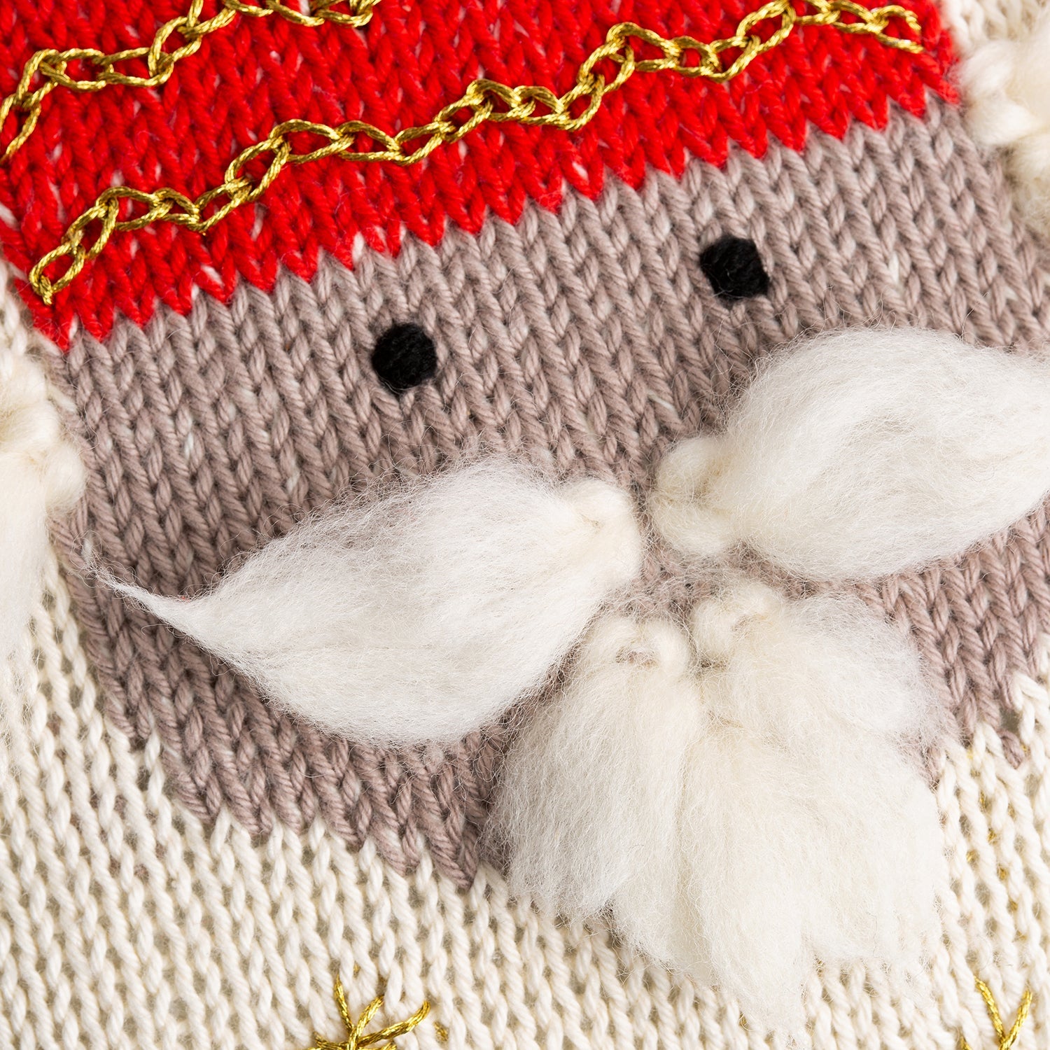 DIY Nutcracker Cushion Cover Knitting Kit - Christmas Holiday Home Decor Craft Project for Beginners & Advanced Knitters - Perfect for Sofa, Bed, and Seasonal Decorations