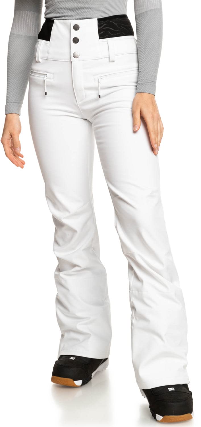Roxy Rising High Insulated Snowboard Pants for Women - Waterproof Winter Snowboarding Pants with Thermal Lining - Perfect for Skiing, Snowboarding & Cold Weather Activities
