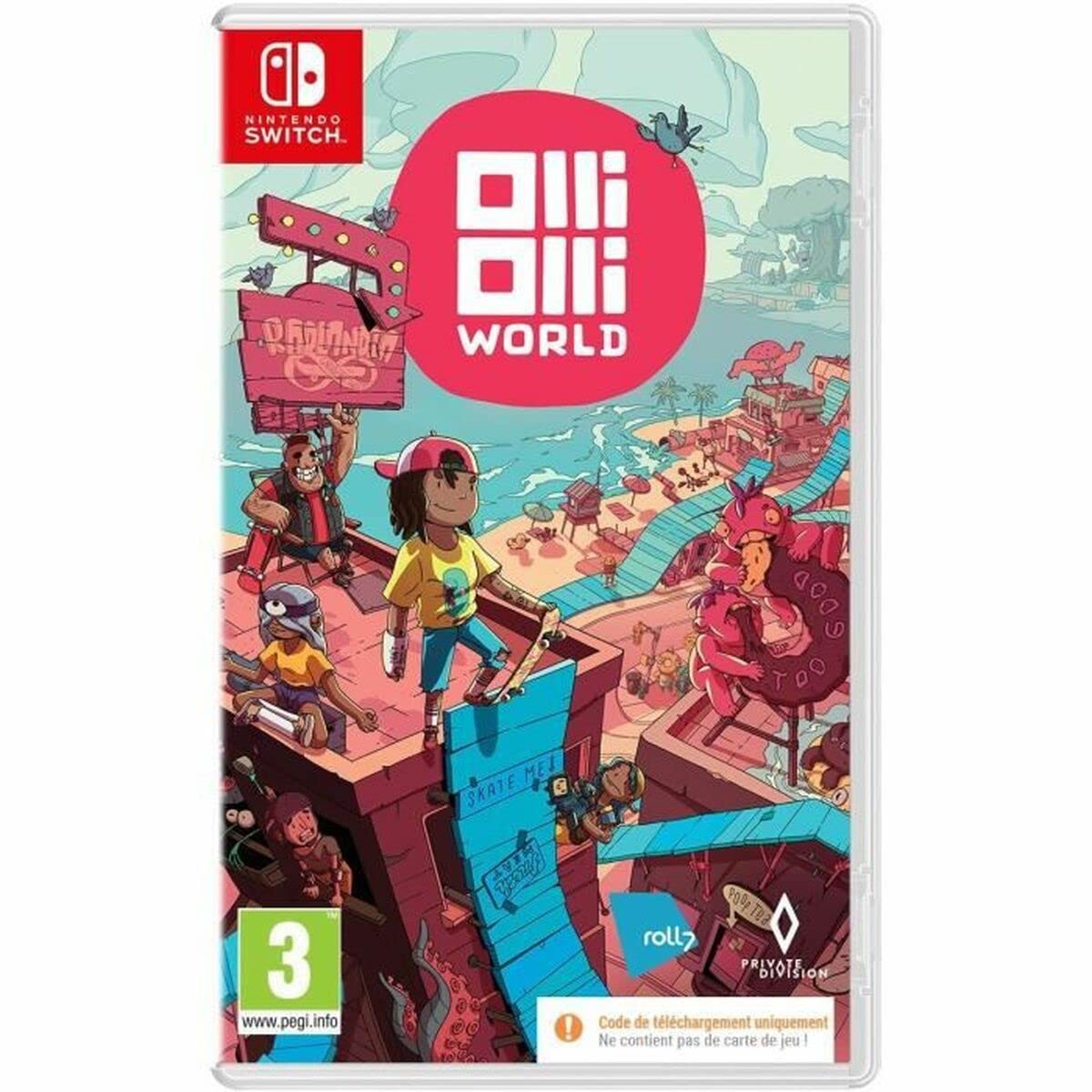 OlliOlli World Nintendo Switch Game - Digital Download Code in Box | Fun Skateboarding Adventure for Kids & Adults | Perfect for Travel & Family Game Nights