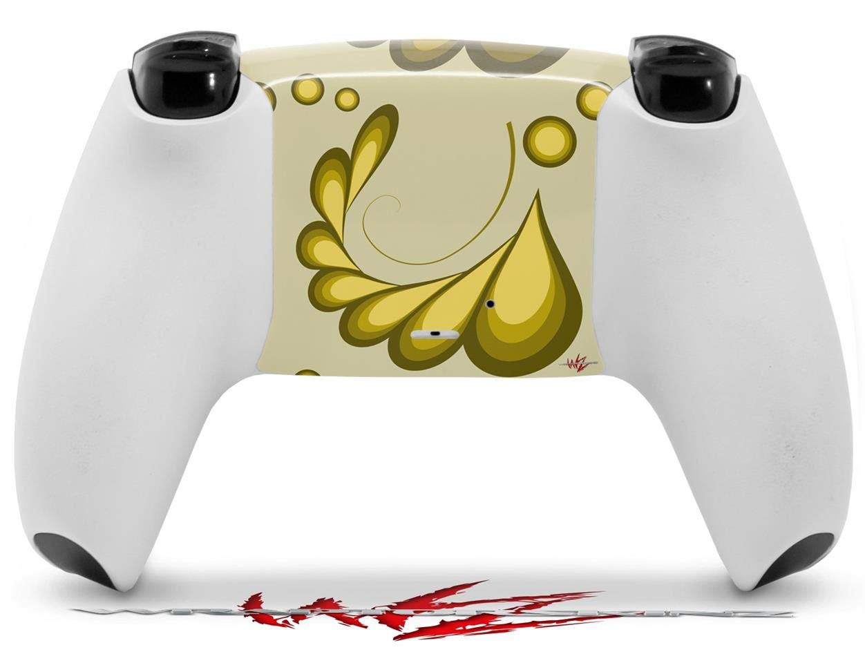 Sony PS5 DualSense Skin Wrap - Petals Yellow for Gaming Protection