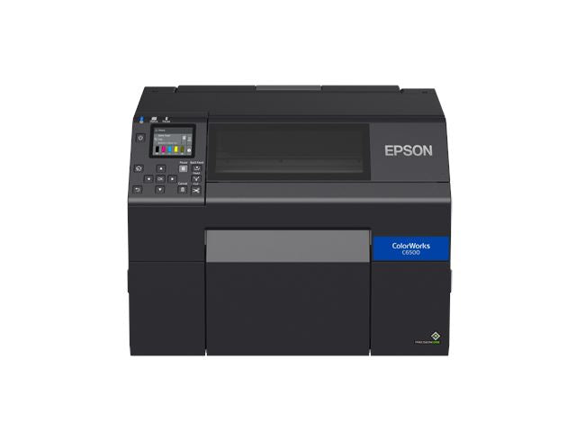 Epson ColorWorks CW C6550A Inkjet Color Label Printer with Auto Cutter - High-Speed Printing for Shipping Labels, Barcodes & Product Packaging