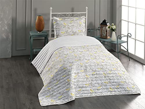 Yellow White and Sage Green