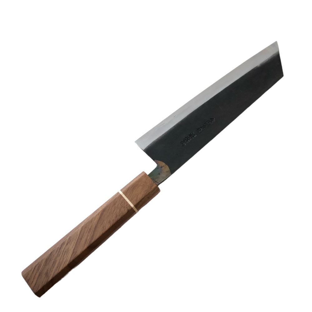 Premium Moritaka Aogami #2 Steel Bunka Knife with Custom Walnut Handle - Japanese Kitchen Knife for Slicing, Dicing & Precision Cooking